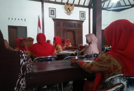 Pertemuan Rutin PKK Desa Ringinharjo bulan Februari 2018