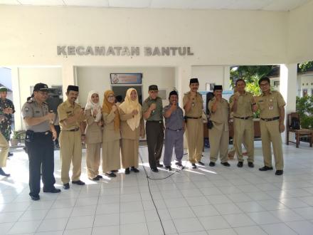 Apel dalam rangka Halal bi halal di Kecamatan Bantul